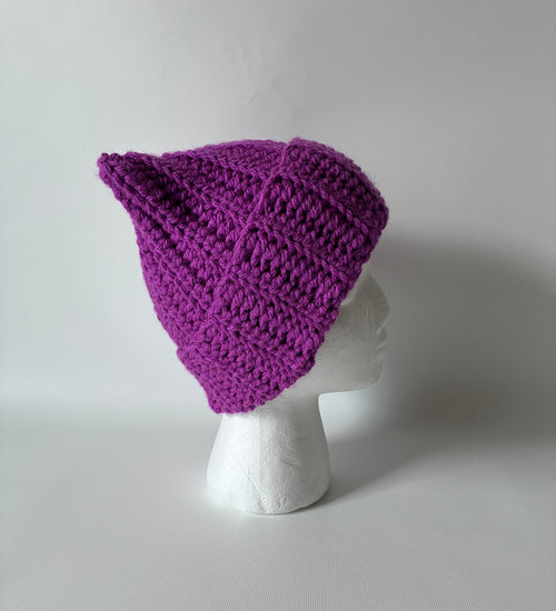 Cosy Crochet Cat Ear Beanie