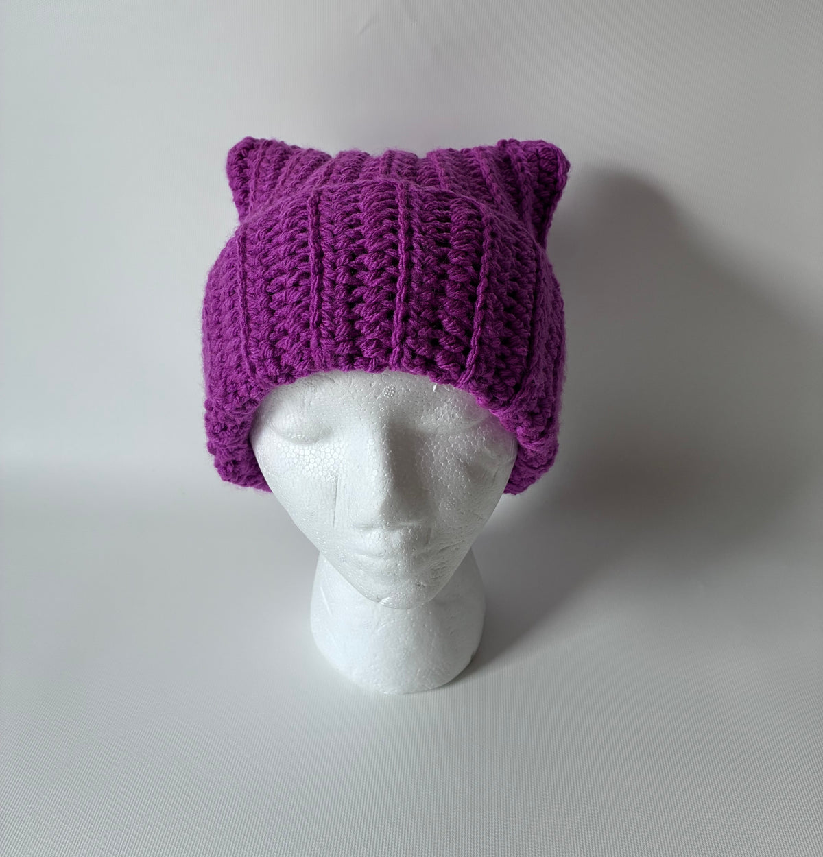 Cosy Crochet Cat Ear Beanie